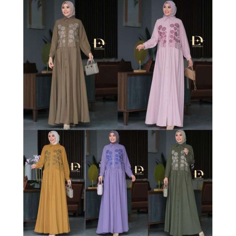 Gamis Dress Terbaru Hanna by D'Lovera