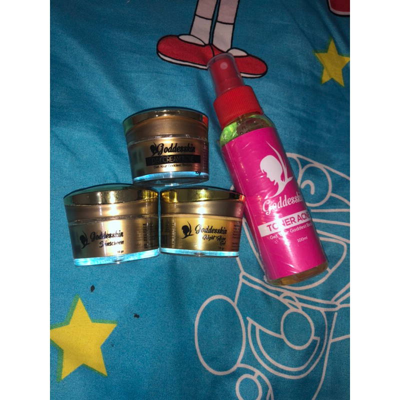 acne night gel goddesskin preloved 15%
