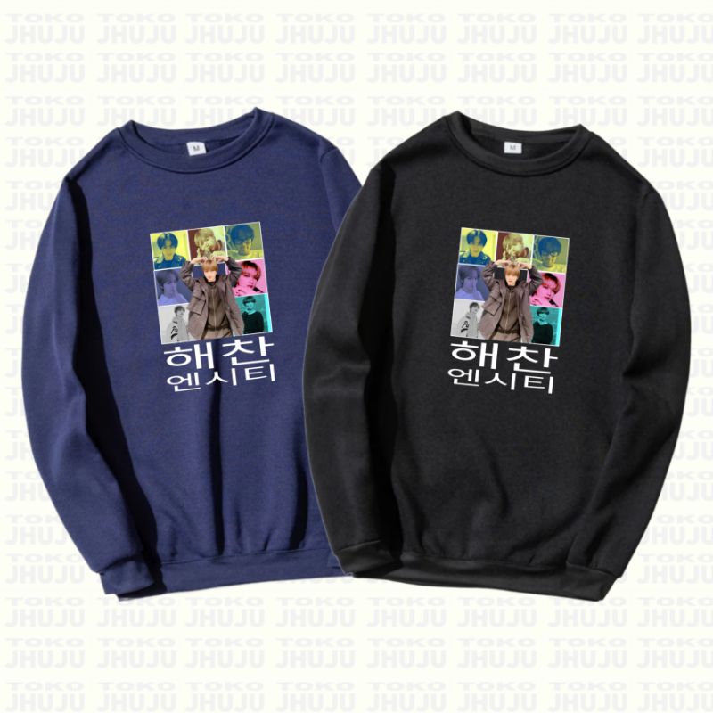 Sweater Nct HAECHAN Hangul Kompilasi FOTO