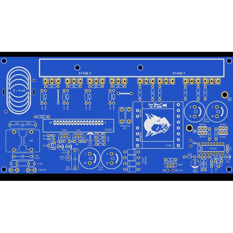 PCB inverter egs002 pure sine wave 500watt high frequency