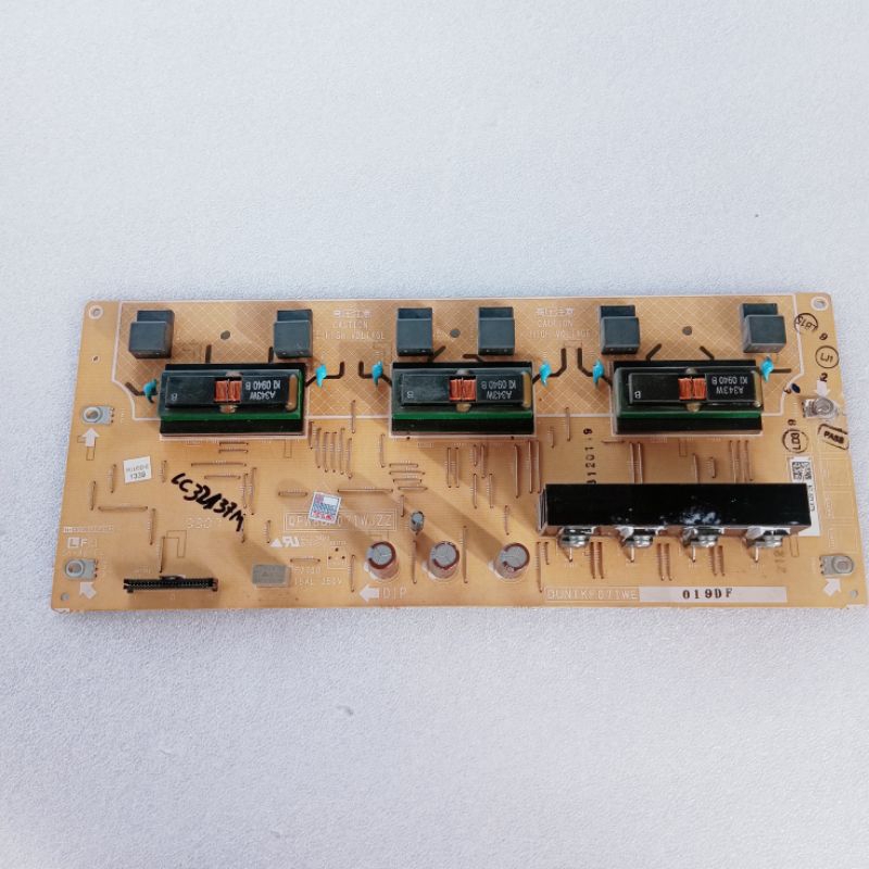 inverter tv sharp 32a37m - inverter balas tv sharp lc32a37m