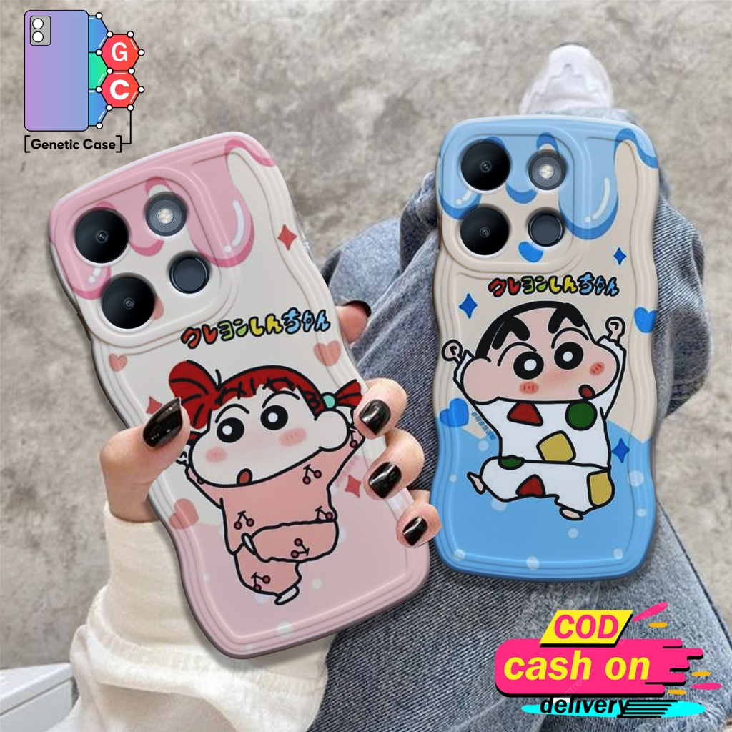 SOFTCASE GELOMBANG INFINIX SMART 7 / INFINIX  HOT 30i - CASING SEMUA TIPE HP - CASE MURAH - RAJA CUS