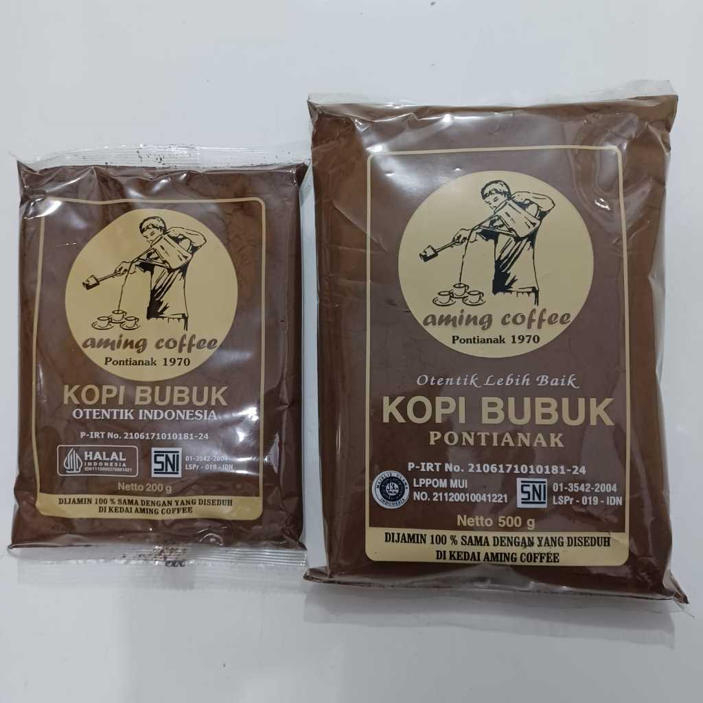 

Kopi Bubuk Aming - Kopi Bubuk Robusta khas Pontianak