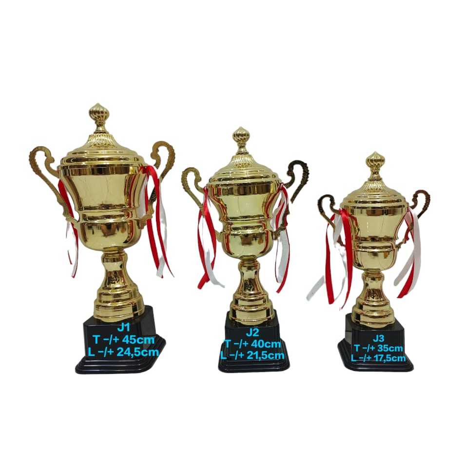 PIALA KEJUARAAN VOLI BOLA BADMINTON IMPORT LOGAM HM 09 SATUAN