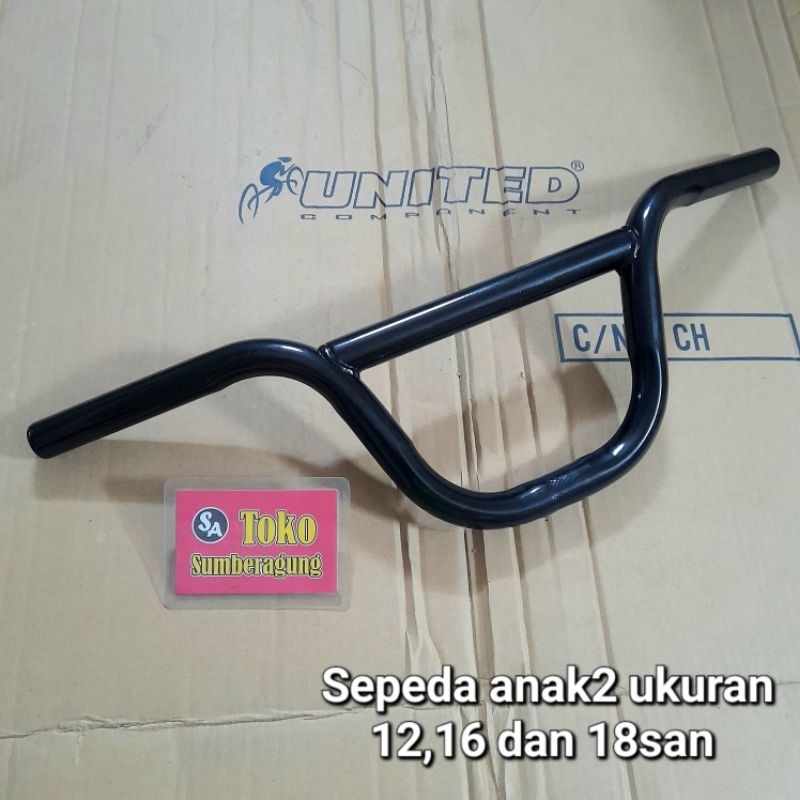 Stang sepeda anak2 ukuran 16-san 18 san ster sepeda anak2 ukuran 16 dan 18san setir sepeda anak ukur