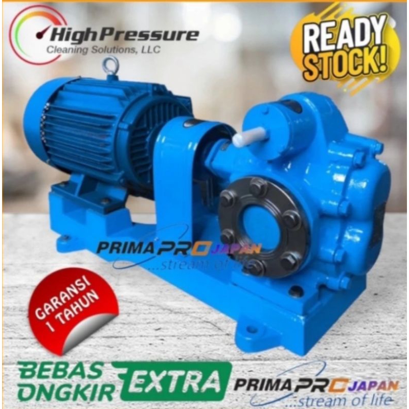 Pompa Gear Pump KCB-200 Pompa Transfer Cairan Kental Oli KCB 200Lpm