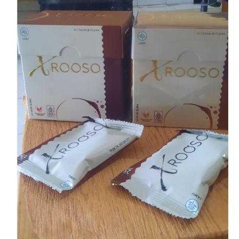 

Kopi XRooso Kopi Herbal 1 BOX ISI 5 SACHET ORIGINAL 100%.
