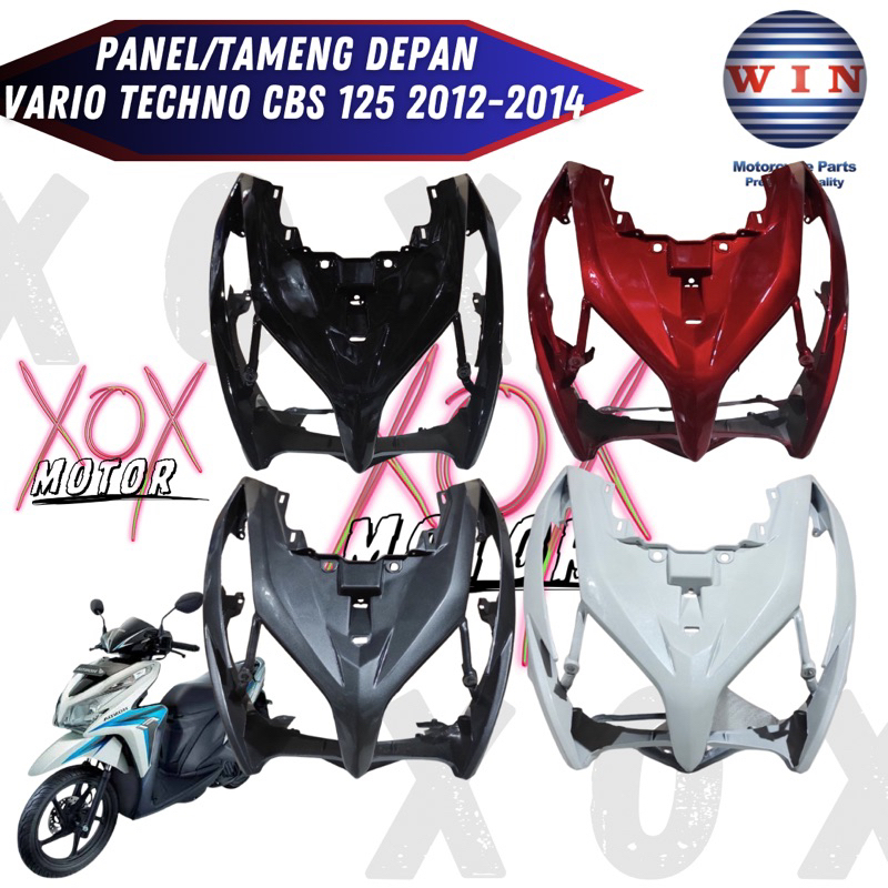 Tameng Vario Techno 125 PGMFI 2011 2012 2013 2014 | Panel Besar WIN | cover motor honda original old