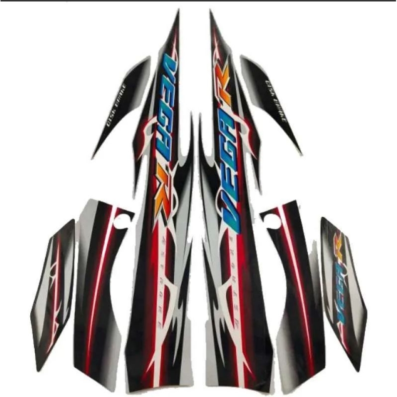 REDY STIKER VEGA R NEW STRIPING STIKER MOTOR VEGA R NEW