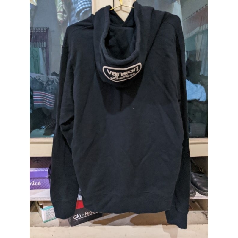 hoodie vanson leather