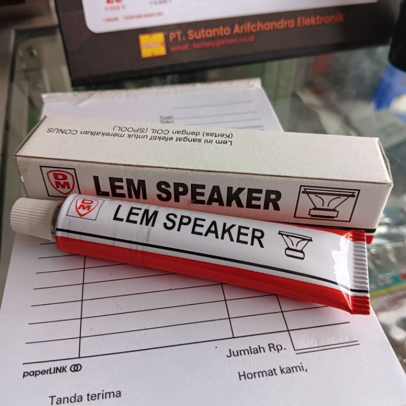 Lem hitam - lem Speaker DM