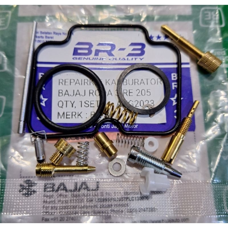 REPAIR KIT KARBURATOR BAJAJ RE 205 BAJAJ RODA 3