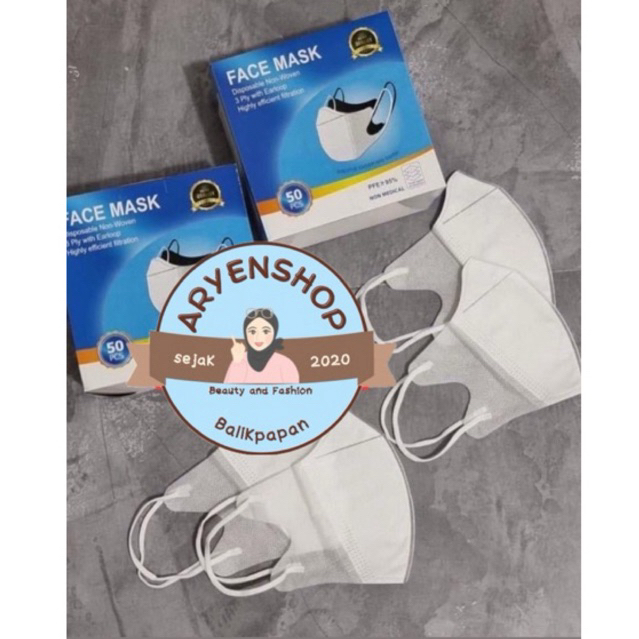 [PROMO] MASKER DUCKBILL ISI 50PCS