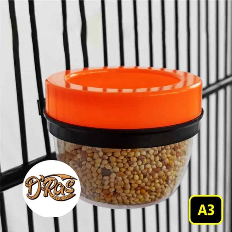 2pcs cepuk burung A3 cepuk makan minum burung anti tumpah