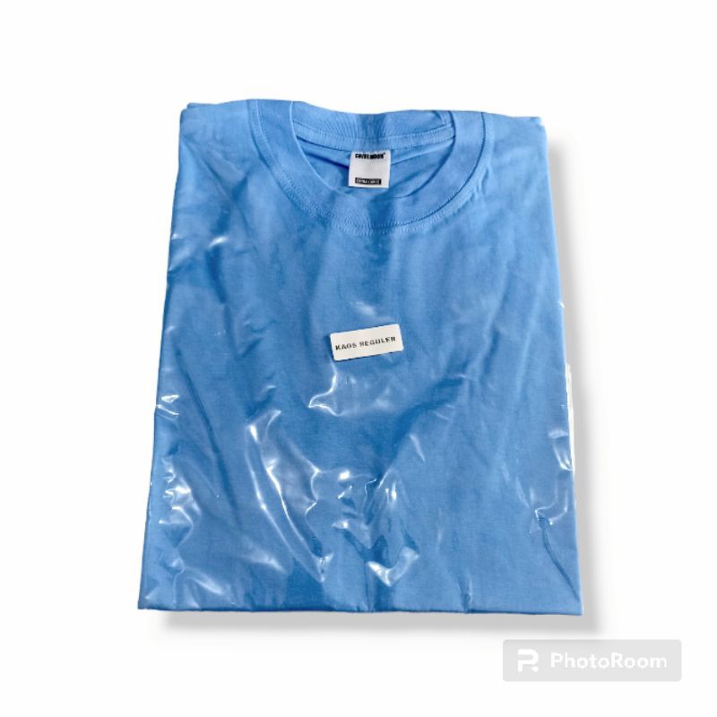 T-shirt pria wanita polos kaos cotton combed