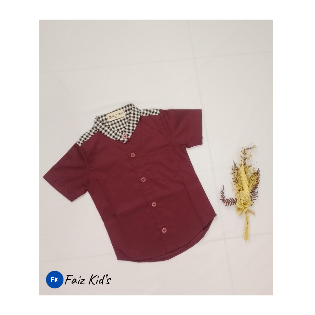 Baju koko anak laki-laki / koko anak lengan pendek / baju muslim anak umur 1-5 tahun