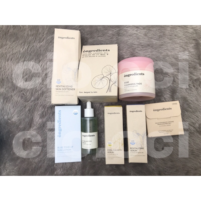 [Ready Stock] Skincare Ongredients x Treasure origial 100% cleansing ball toner serum revitalizing s