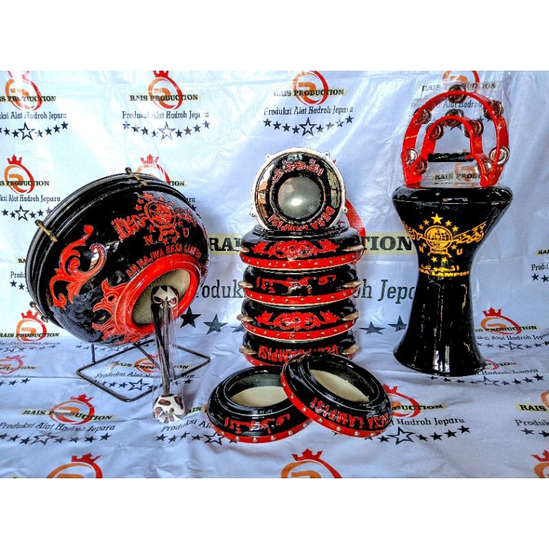 Alat Hadroh Jepara Full Ukir Lengkap
