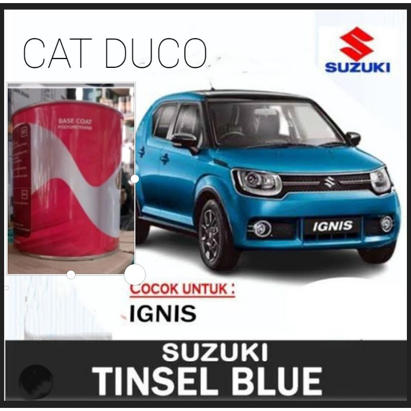 CAT OPLOS SUZUKI IGNIS BIRU TINSEL CAT BIRU METALLIC SUZUKI IGNIS CAT PU 1KG