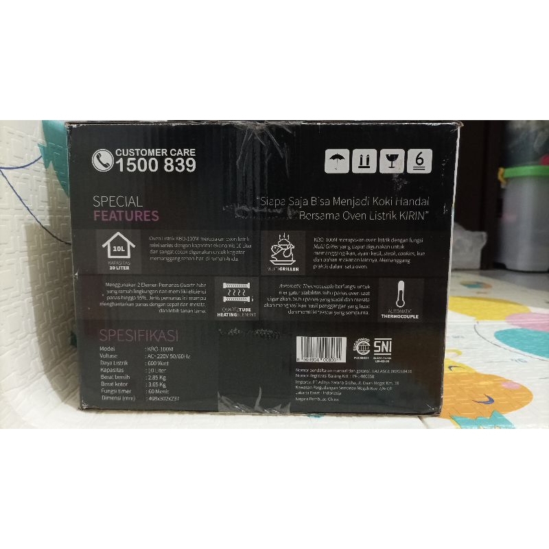 Oven Listrik Kirin KBO-100M