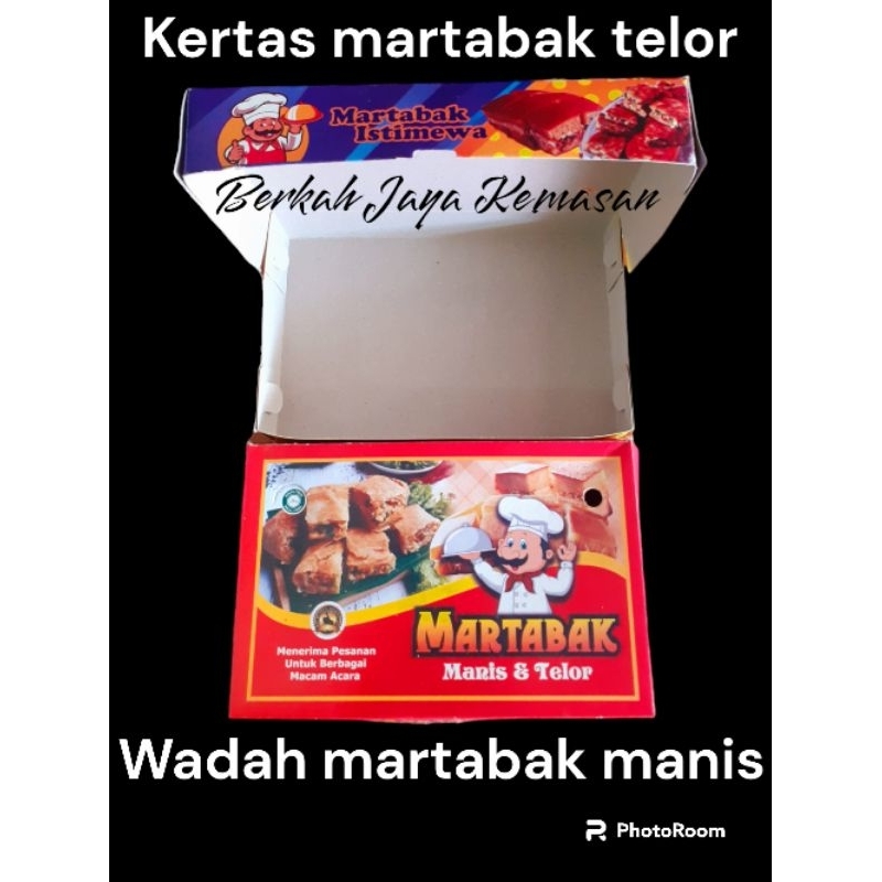 

kertas martabak / dus martabak telor / snack martabak manis / dus tempat makanan