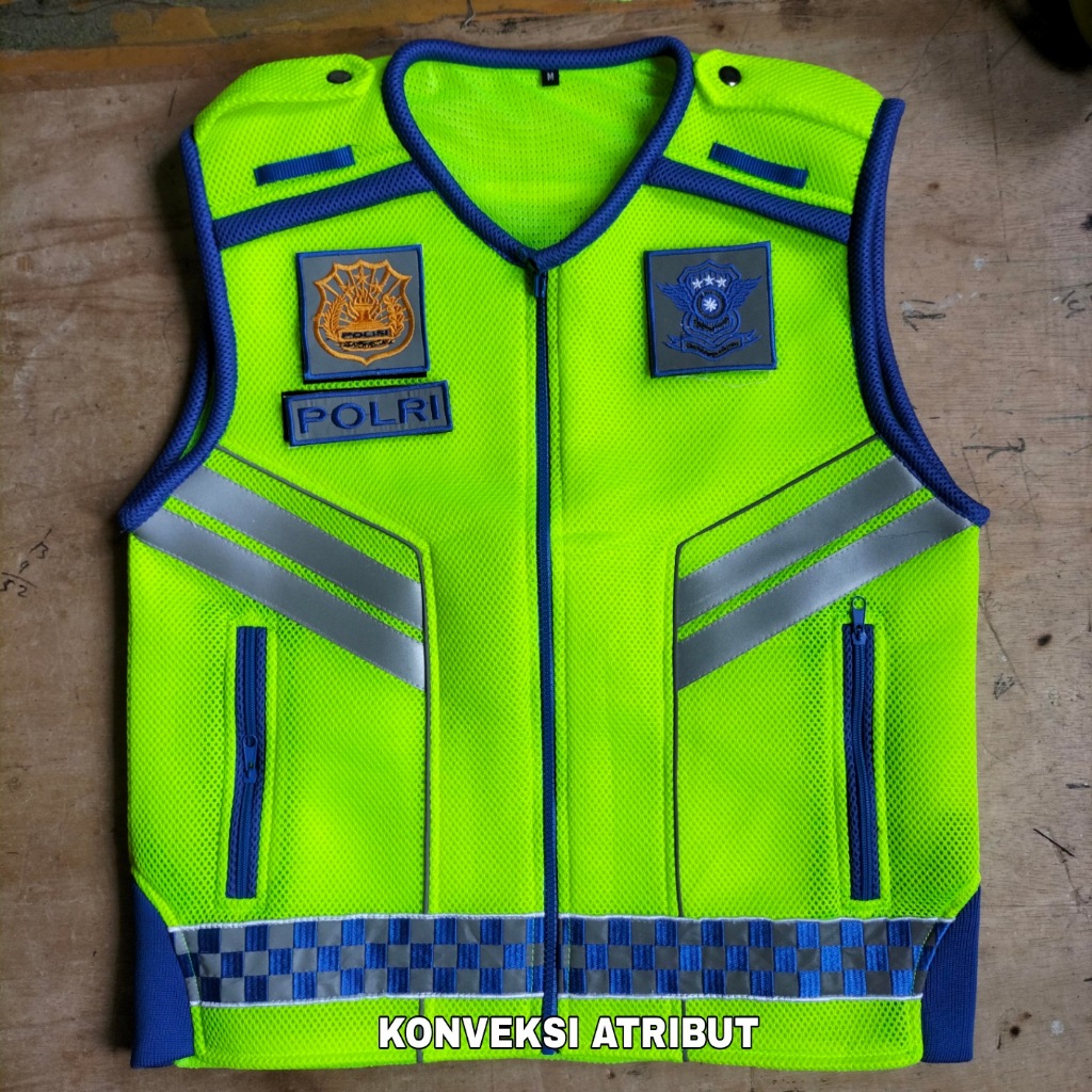 Rompi polisi lalu lintas model scotlite