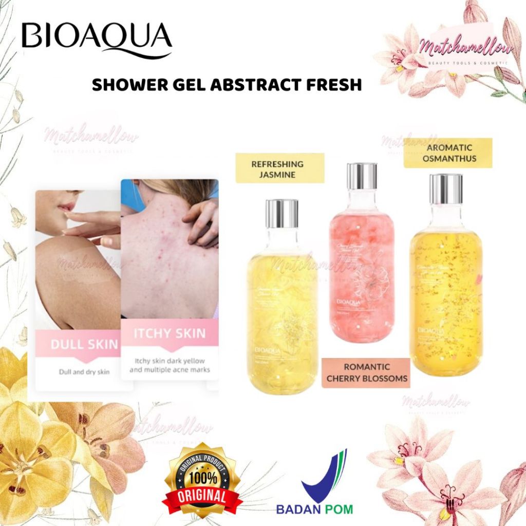 ❄️MATCHA❄️ BIOAQUA SHOWER GEL ABSTRACT FRESH - SHOWER GEL BIOAQUA BPOM