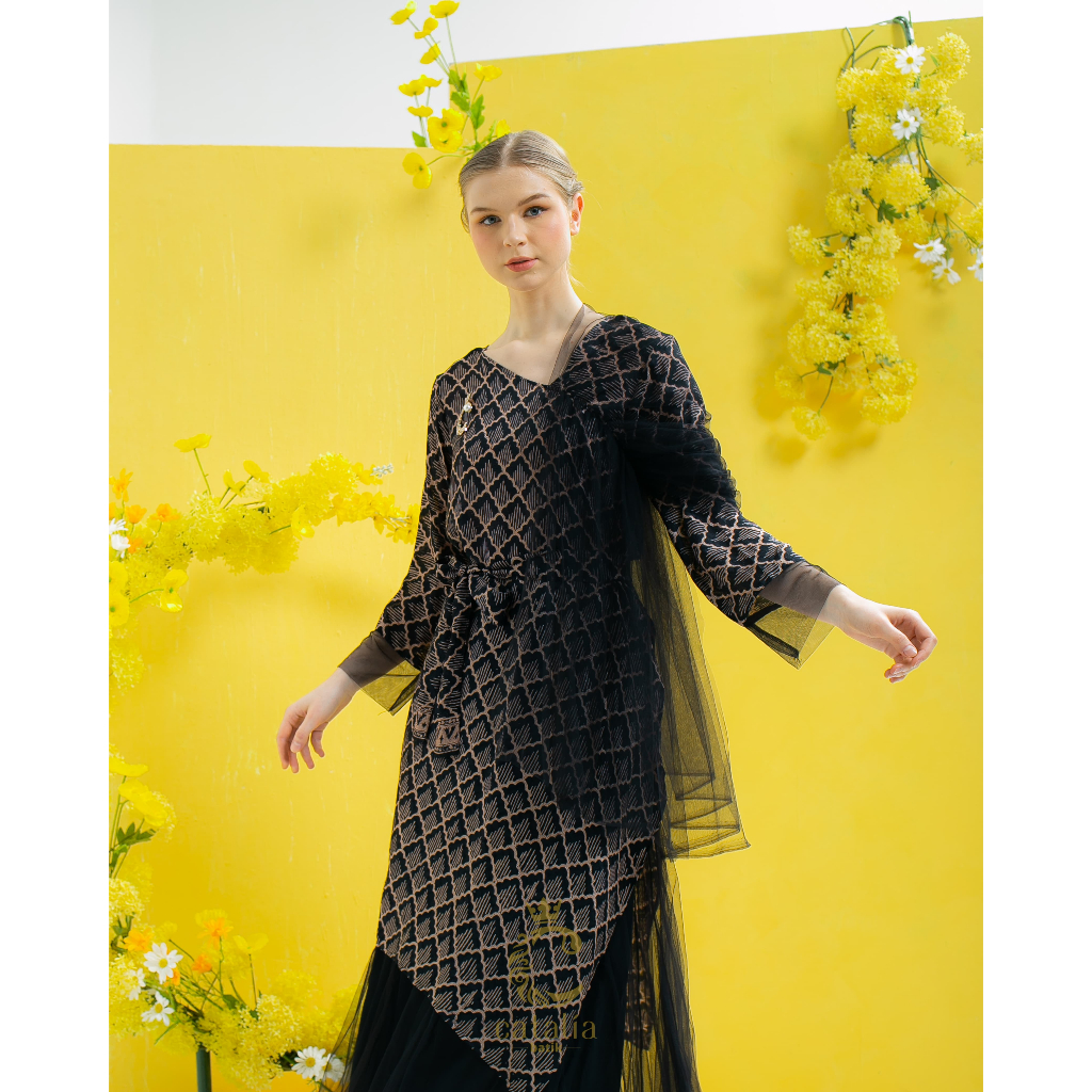 Rexha set rok tutu - setelan batik catalia batik