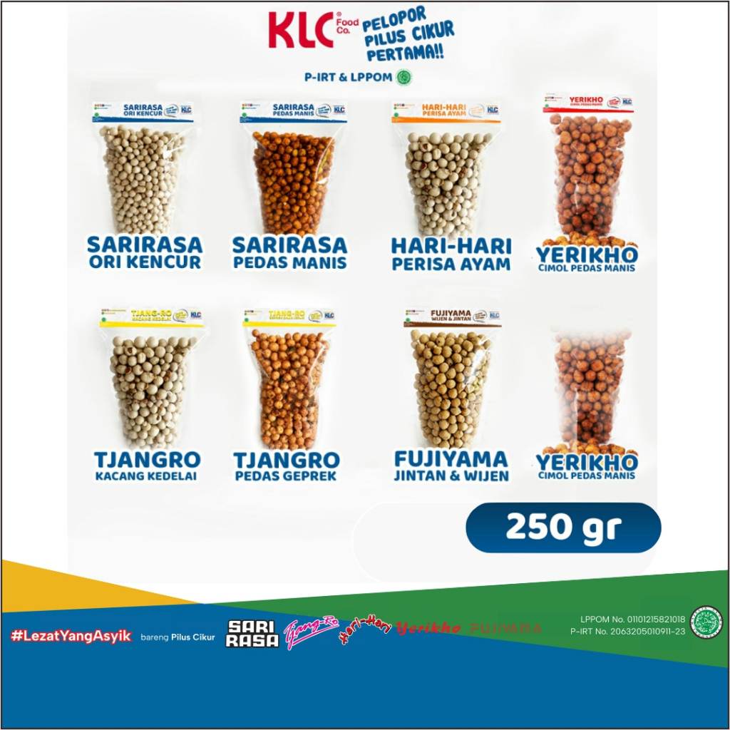 

Pilus / Sukro Cikur 250gr Sari Rasa / KLC Snack Makanan Ringan