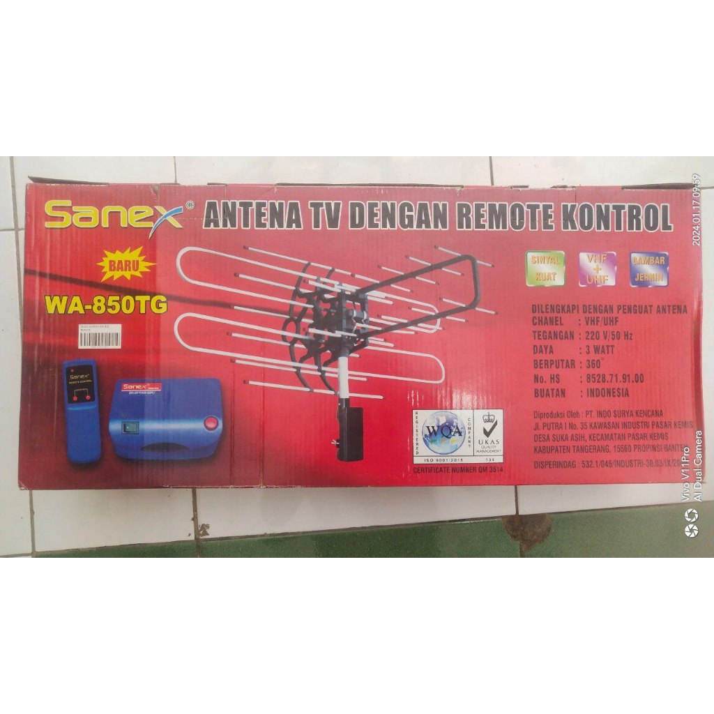 ANTENA SANEX WA-850TG ANTENA REMOTE
