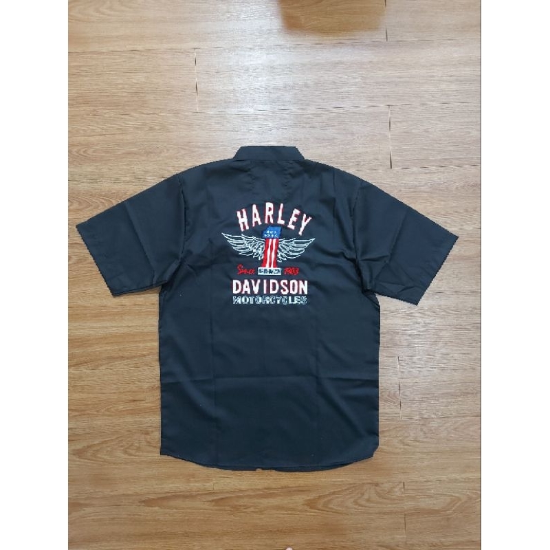 Koko Harley davidson HD Bordir Bahan Katun PO