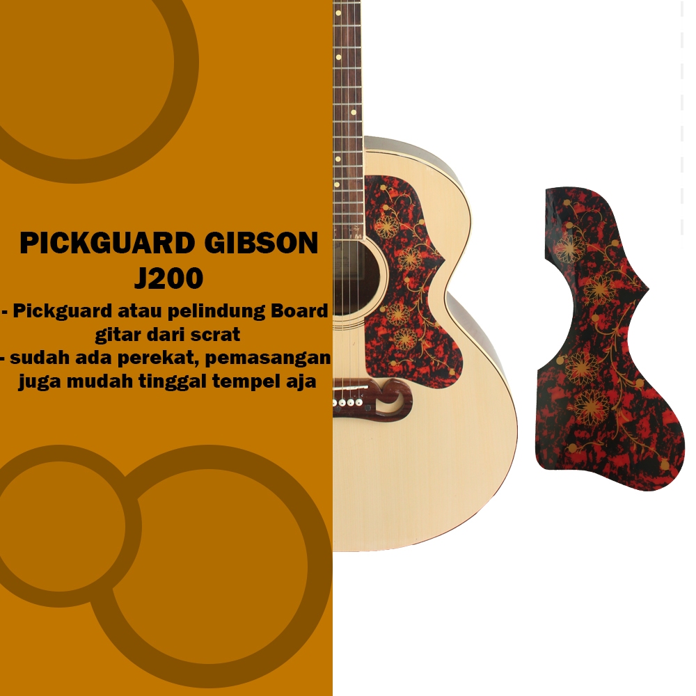 Pickguard gitar gibson j200