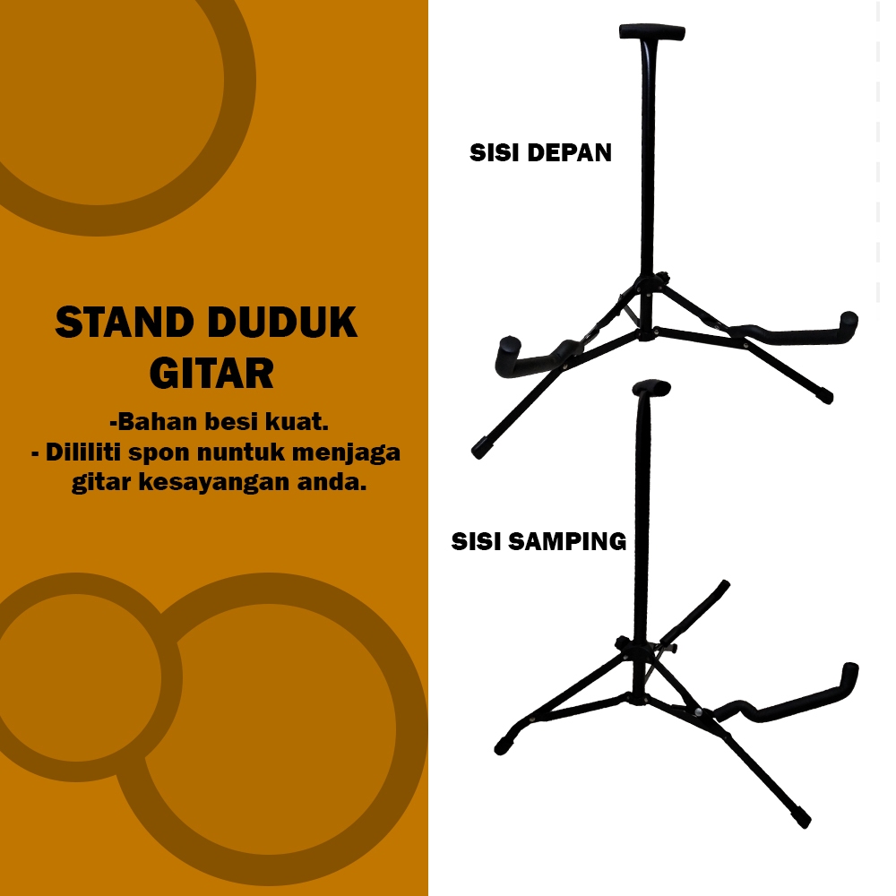 Stand Duduk Gitar akustik/Elektrik