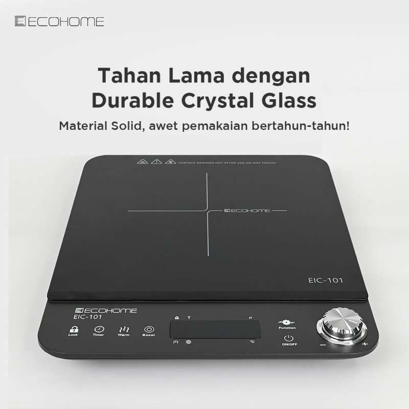 Ecohome Induction Cooker EIC-101 Smart Kompor Induksi Listrik Low Watt
