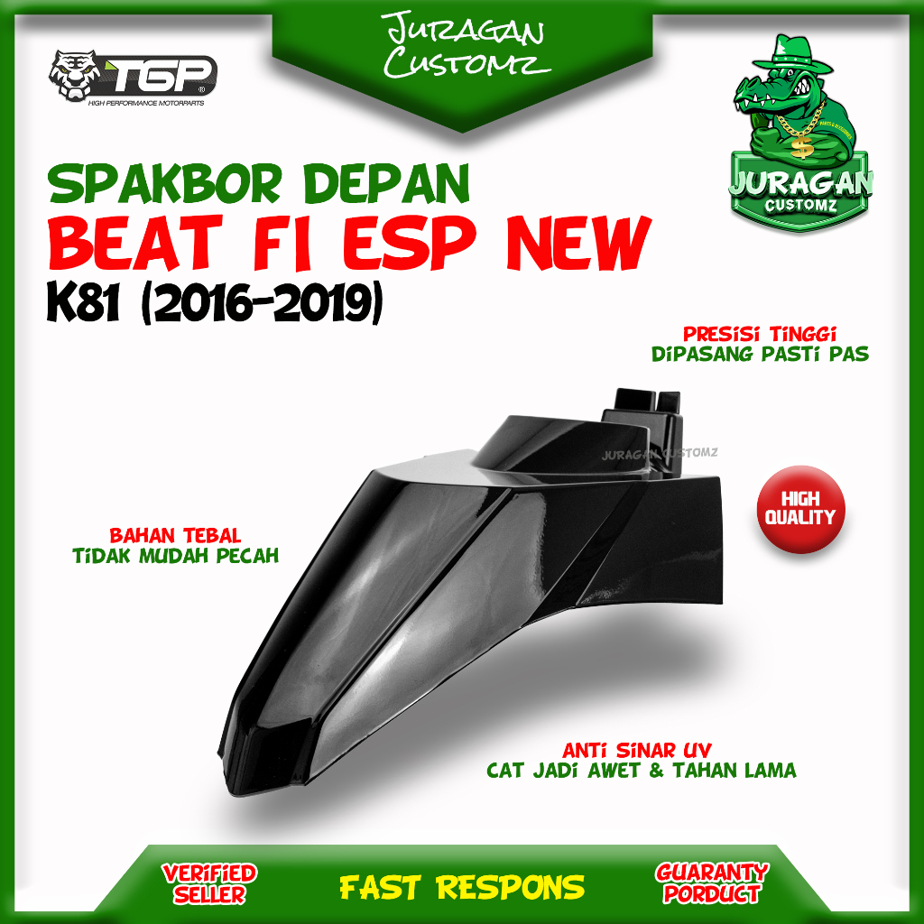 Spakbor Depan Honda Beat FI ESP New K81 Street K25G 61100K81N00ZE ORIGINAL TGP