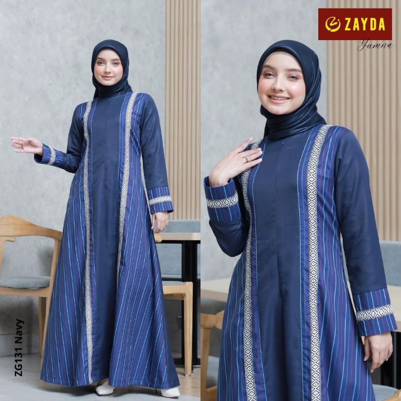Gamis by Zayda Moslem Blue
