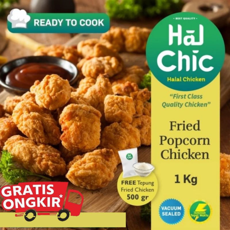 

Fried Popcorn Chicken 1 Kg HalChic