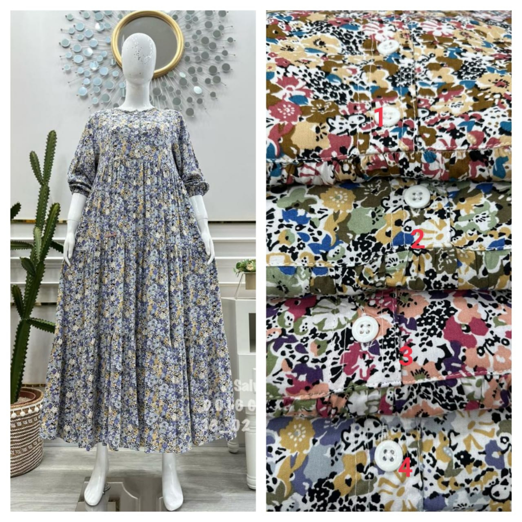 GAMIS MOTIF SALVINA/GAMIS SALVINA. YS/SALVINA ORIGINAL