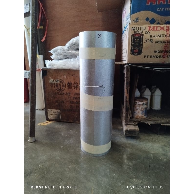 Seng talang galvalum sheet lebar 60 cm per rol