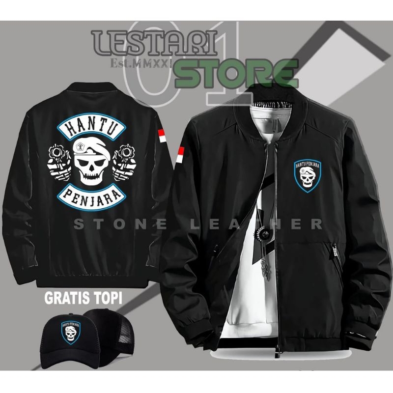 JAKET BOMBER POLISI HANTU PENJARA - JAKET POLISI HANTU PENJARA TERBARU