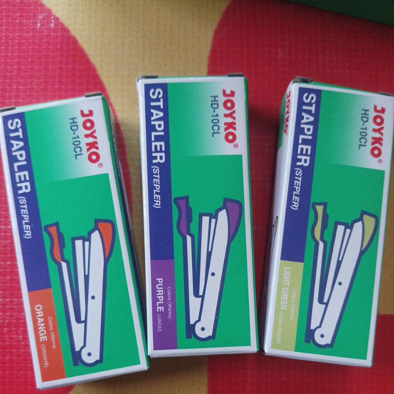 

stapler kecil hd10 cl merk joyko harga per pcs