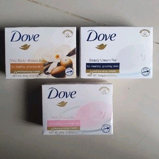 Dove sabun mandi batang White Beauty Bar per varian 100gr ORIGINAL/ SHEA BUTTER/ PINK ROSA
