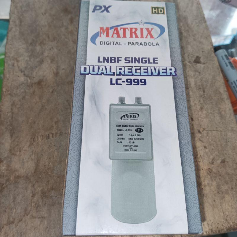 LNB C BAND CBAND DUAL TWIN RECEIVER DI KIRIM STOK YANG ADA