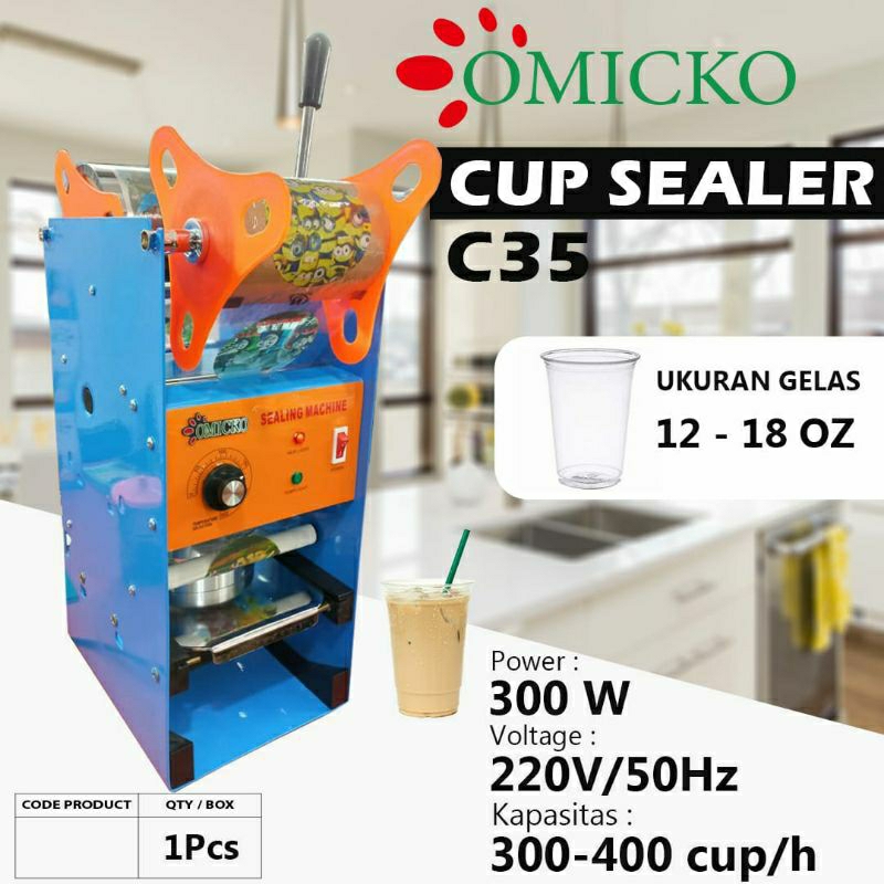 Cup sealer c35 omicko 300 W
