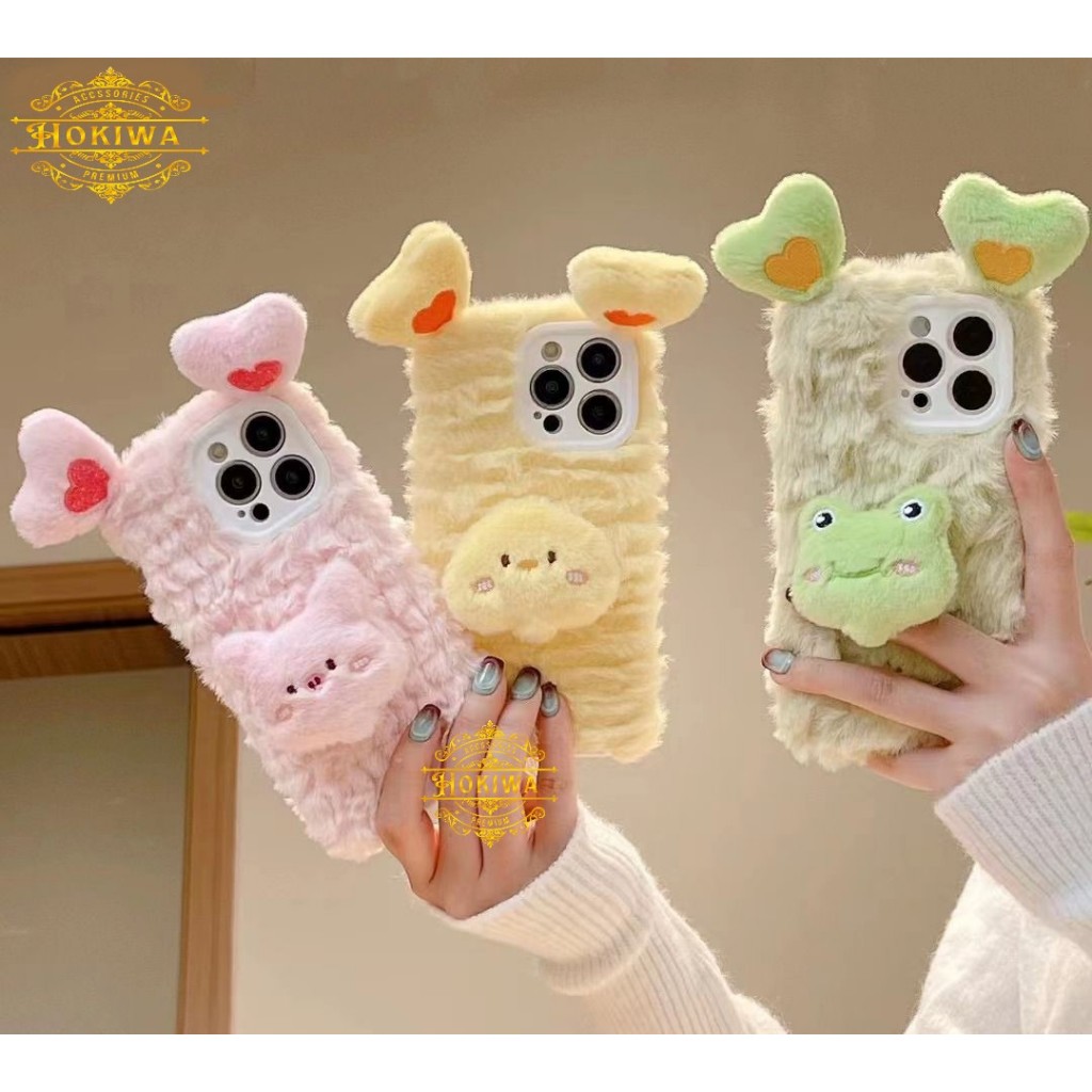 HS-097 CASE PREMIUM CUTE BULU PANDA PLUS PC IPHONE 13/13 PRO/13 PRO MAX/12/12 PRO/12 PRO MAX/11/11 P