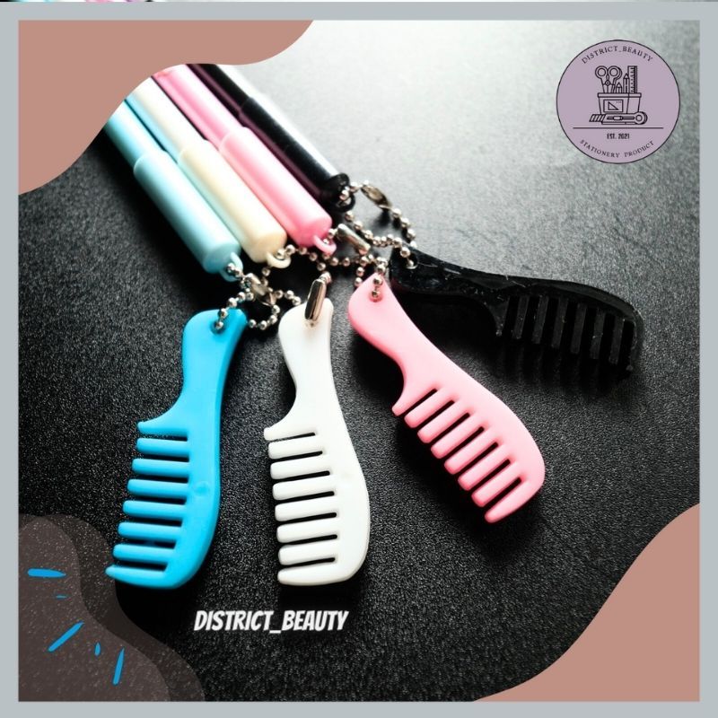 

PULPEN GANTUNGAN SISIR CHINA PULPEN LUCU CUTE PEN GEL GANTUNG SISIR MINI PENA PULPEN TERMURAH