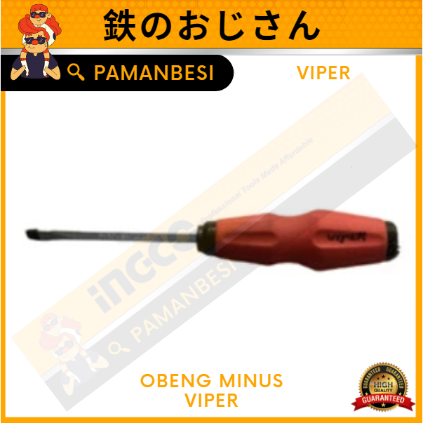 Obeng Minus VIPER/ Obeng Serbaaguna Murah/ Obeng Minus