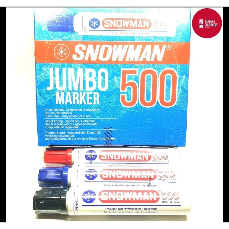 

Spidol snowman besar jumbo