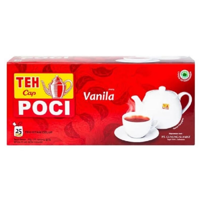 

TEH POCI VANILA CELUP 1 BOX ISI 25 PCS