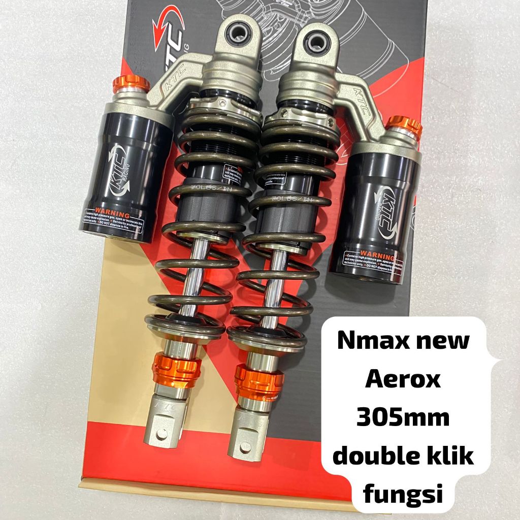 Shock Sok Belakang KTC RACING extreme Kitaco Original NMAX AEROX PCX150 PCX160 tabung atas click fun